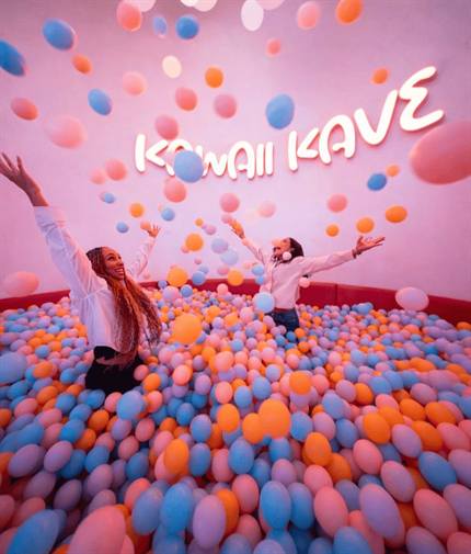 Kawaii Kave ball pit at House of Hype